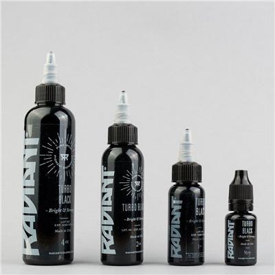 Radiant Colors Turbo Black Dövme Boyası 1oz (30 ml)
