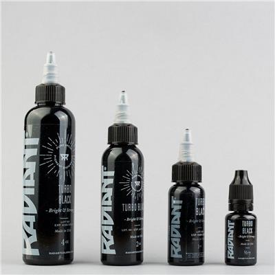 Radiant Colors Turbo Black Siyah Dövme Boyası 0,5oz / 15ml