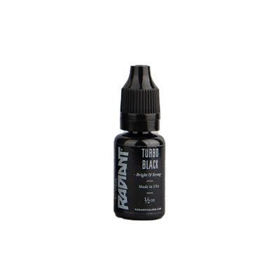 Radiant Colors Turbo Black Siyah Dövme Boyası 0,5oz / 15ml