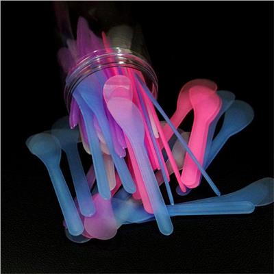 Vazelin Sürme Spatulası -  Karışık Renkli Plastik Dövme Spatulası 80 Adet