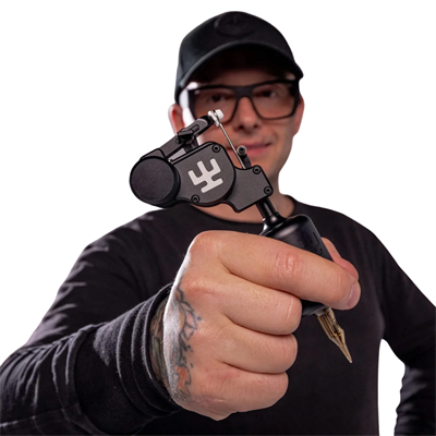 Vlad Blad Avenger 3 Pro Ayarlanabilir Stroke 3.2-5.5mm Stroke 30mm Ayarlanabilir Grip Kablosuz Dövme Makinesi - Siyah