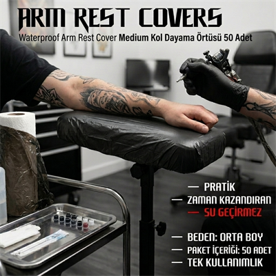 Waterproof Arm Rest Cover Medium 50 Adet