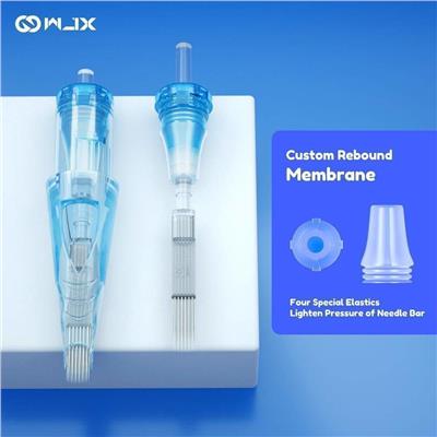 WJX 1003 RL 3 RL 0.30mm Round Liner Long Taper Kartuş Dövme İğnesi 20 Adet