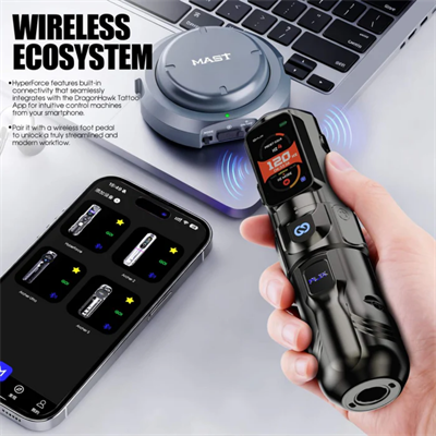 WJX HyperForce 4.5mm Kablosuz Dövme Makinesi