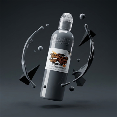 World Famous Ink Battleship Grey Gri Dövme Boyası 4oz - 120ml
