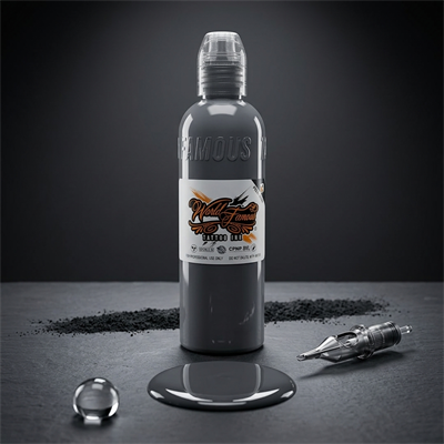 World Famous Ink Battleship Grey Gri Dövme Boyası 4oz - 120ml