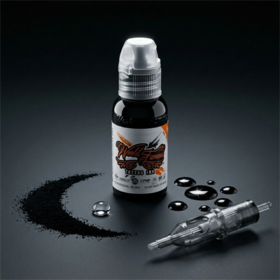 World Famous Ink Legendary Outlining Siyah Çizgi Dövme Boyası 1oz - 30ml