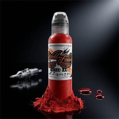 World Famous Ink Mayon Lava Red Kırmızı Dövme Boyası 1oz - 30ml