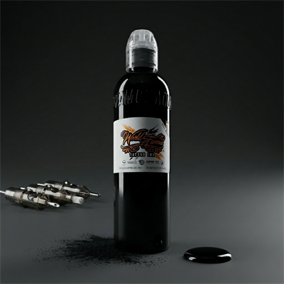 World Famous Ink Mid-Tone Greywash Gri Gölge Dövme Boyası 8oz - 240ml