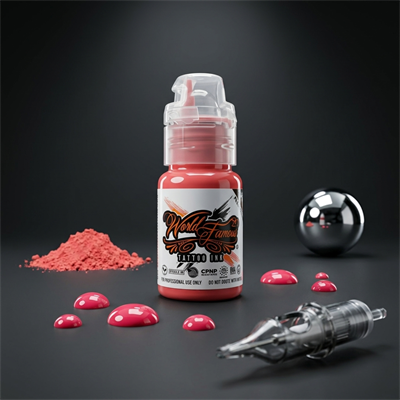 World Famous Ink Pink Panther Parlak Pembe Dövme Boyası 1/2oz - 15ml