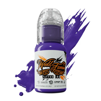 World Famous Ink Purple Heart Mor Dövme Boyası 1/2oz - 15ml