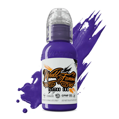 World Famous Ink Purple Heart Mor Dövme Boyası 1oz - 30ml