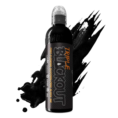 World Famous Triple Blackout - World Famous Ink Dövme Boyası - 2oz/60ml
