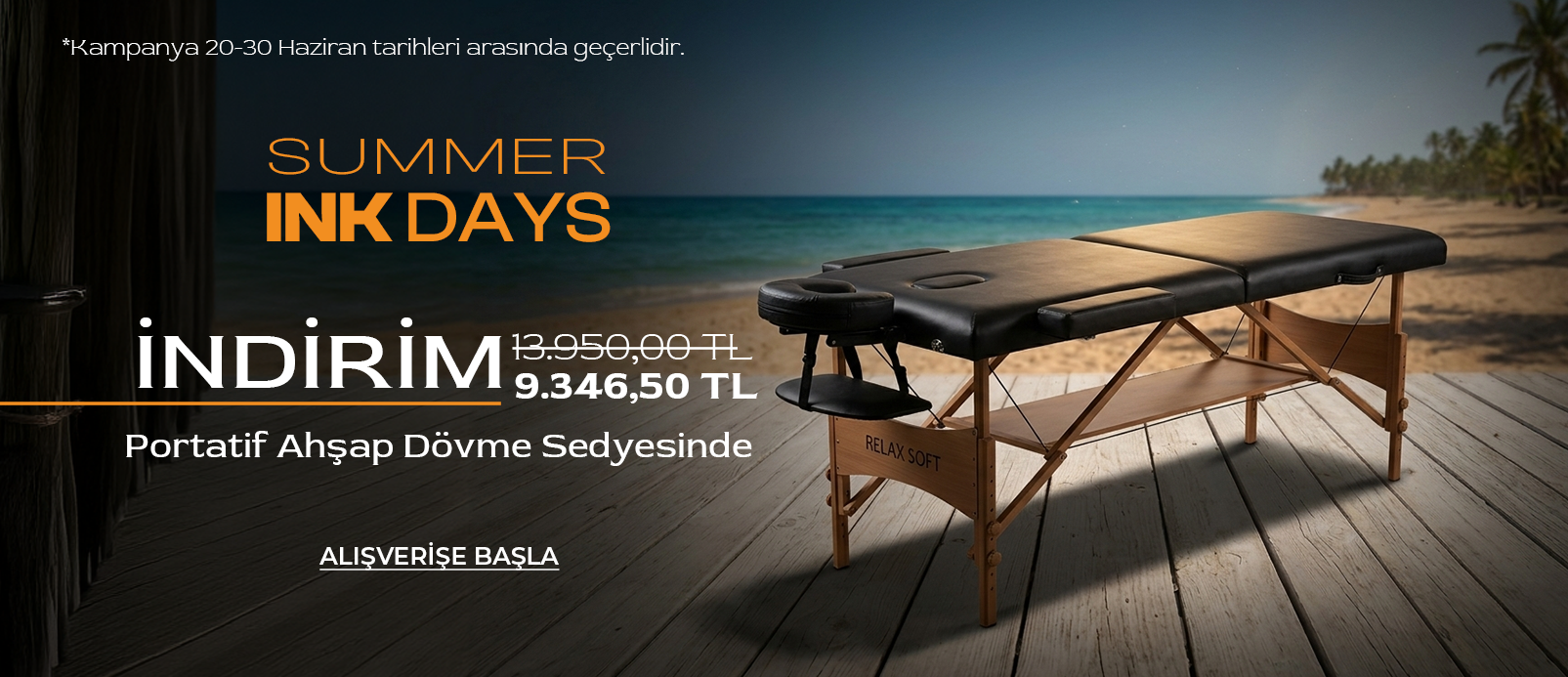 Portatif Ahşap Dövme Sedyesi