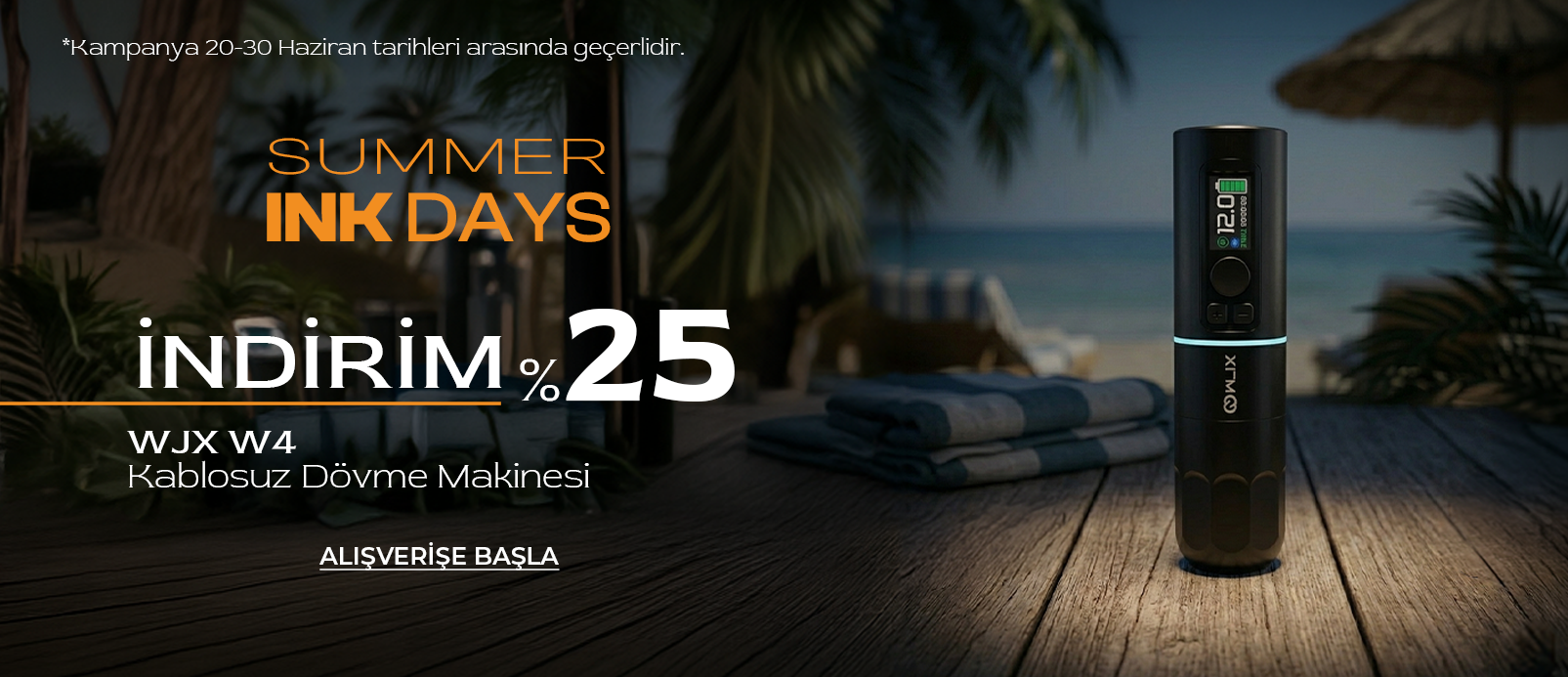 WJX W4 Çift Bataryalı Kablosuz Dövme Makinesi