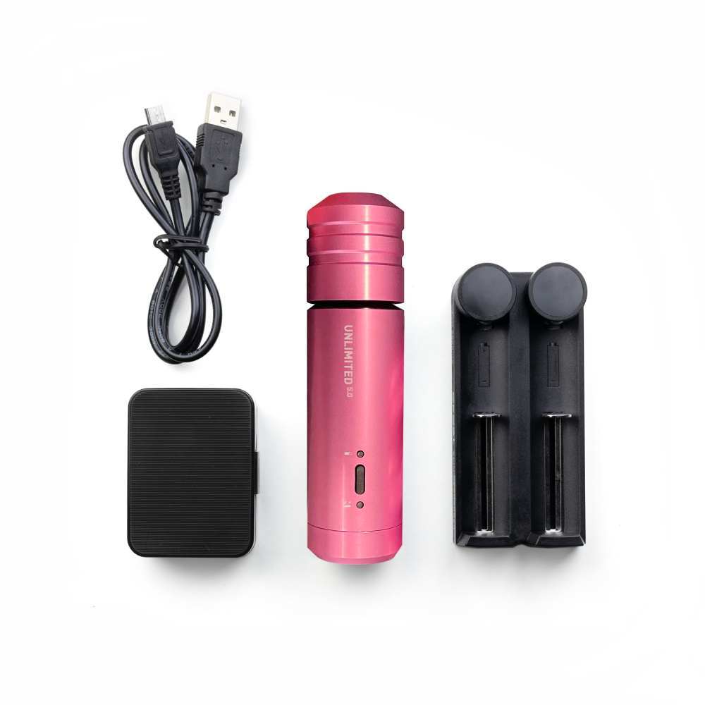 Cheyenne Sol Nova Unlimited 4.0 mm Pembe Kablosuz Dövme Makinesi