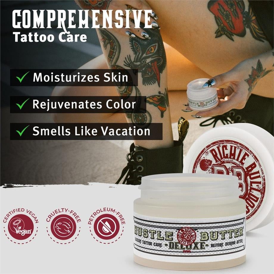 Hustle Butter Deluxe Tattoo Aftercare 1oz/30ml Dövme Bakım Kremi Panormos Tattoo Dövme