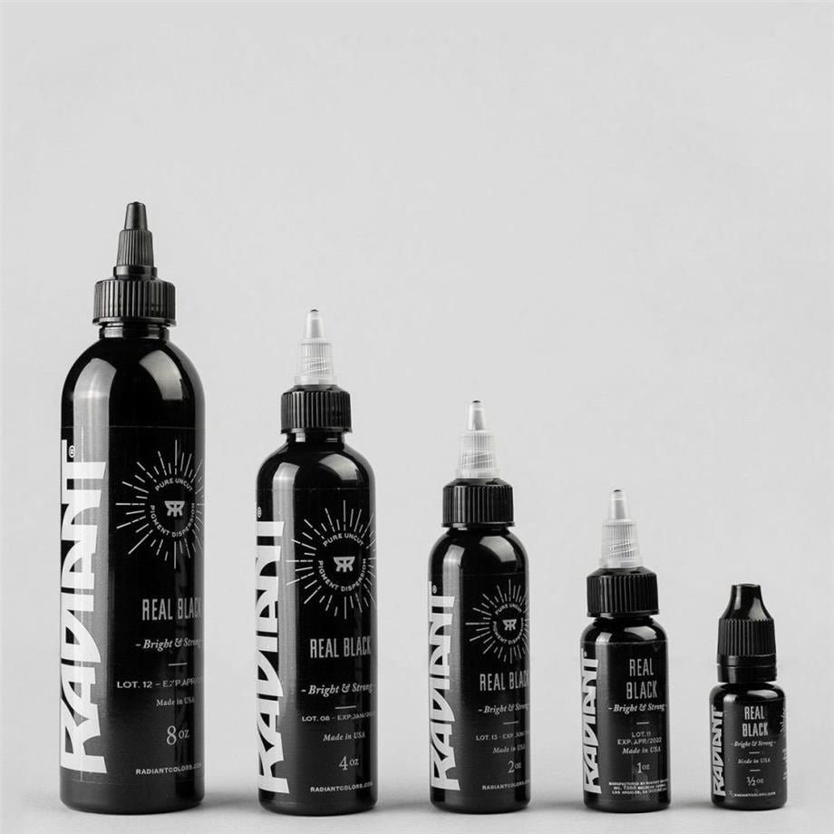 Radiant Colors Real Black Siyah Dövme Boyası 1oz - 30ml