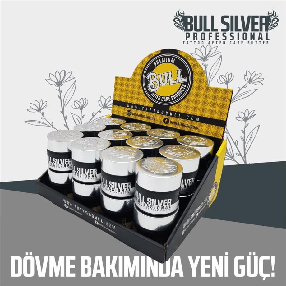 TattooBull Silver Professional Dövme Bakım Butter Kremi 24’lü Set