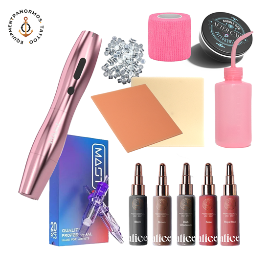 Mast P20 PMU Kablosuz Kalıcı Makyaj Makinesi Seti - Panormos