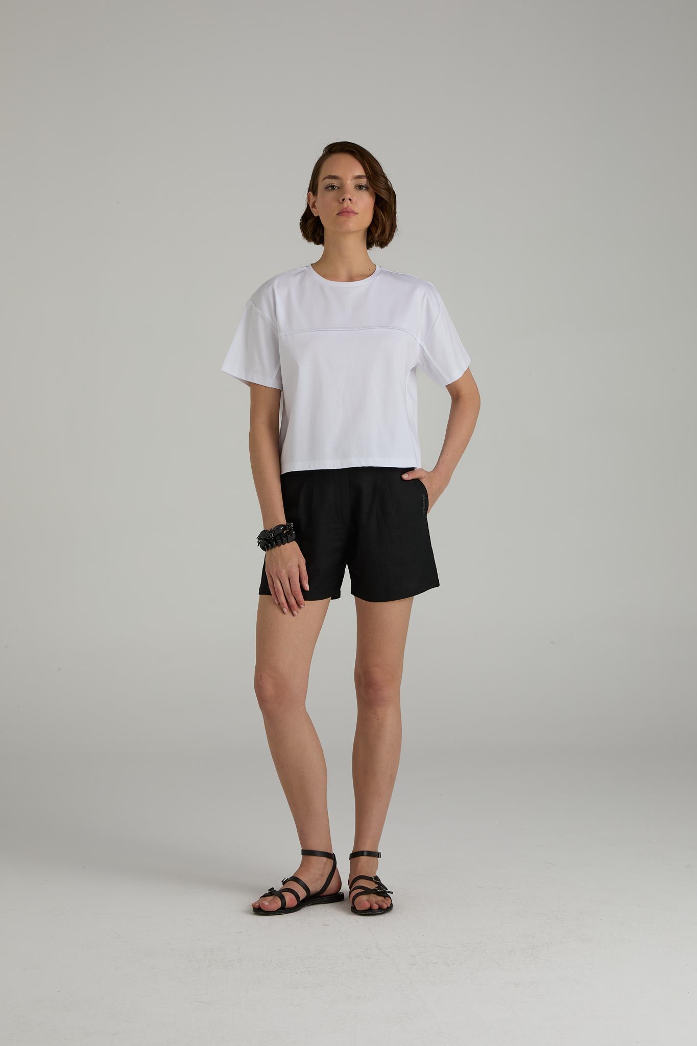 Keten Karışımlı Short