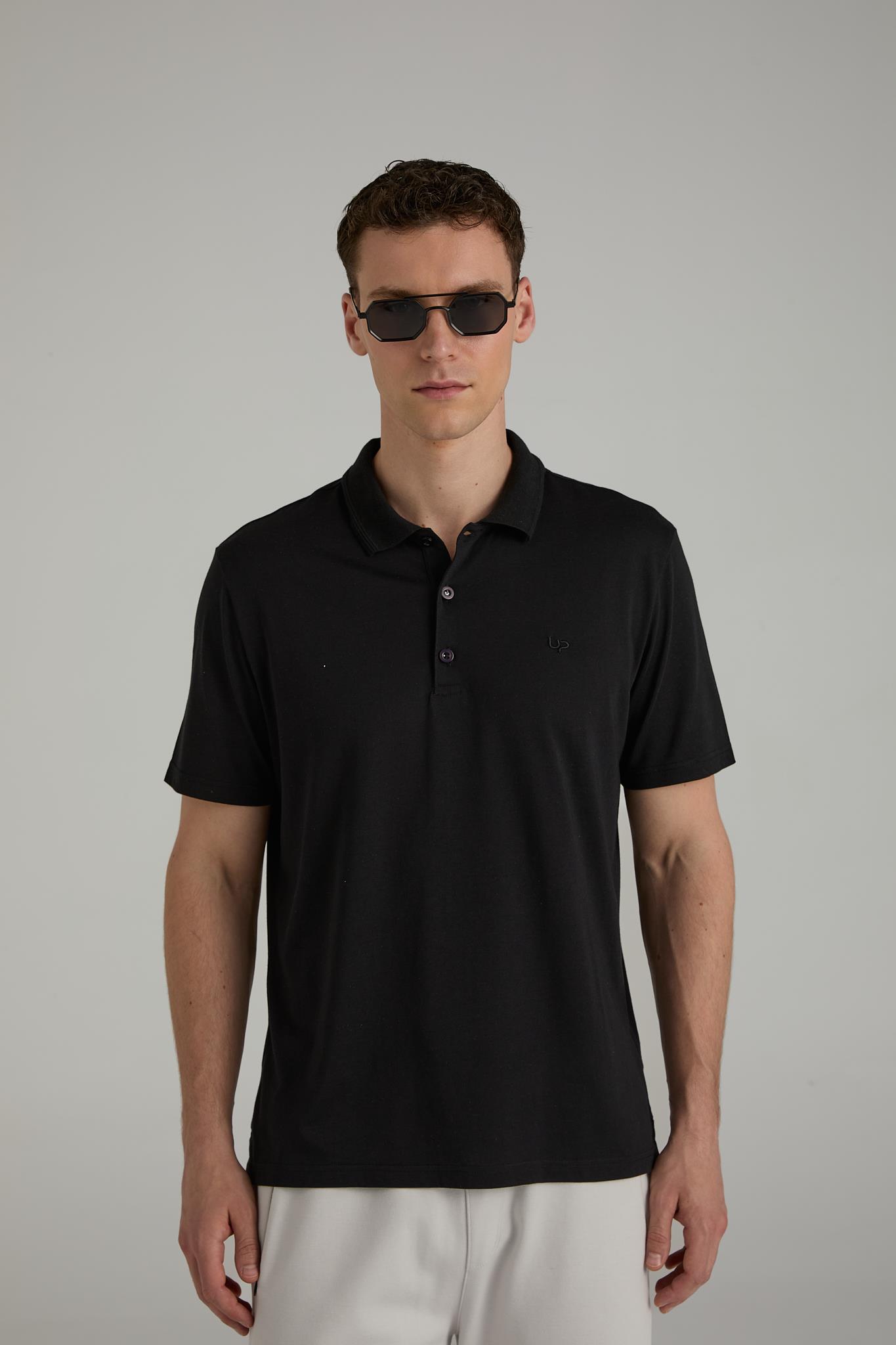 Pamuk Modal Polo T-shirt