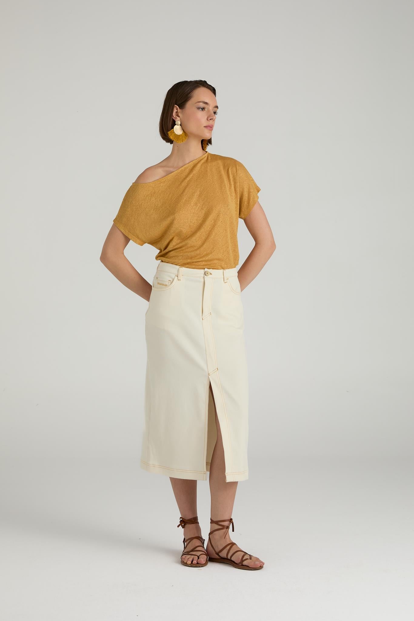 Slim Fit Midi Etek