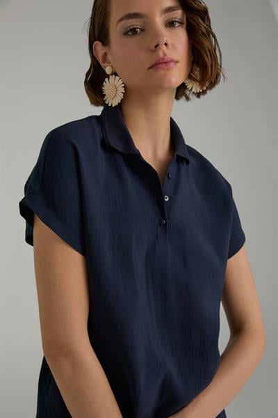 Pamuk Modal Polo T-shirt