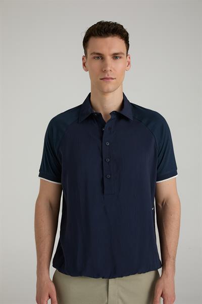 Pamuk Modal Reglan Polo T-shirt