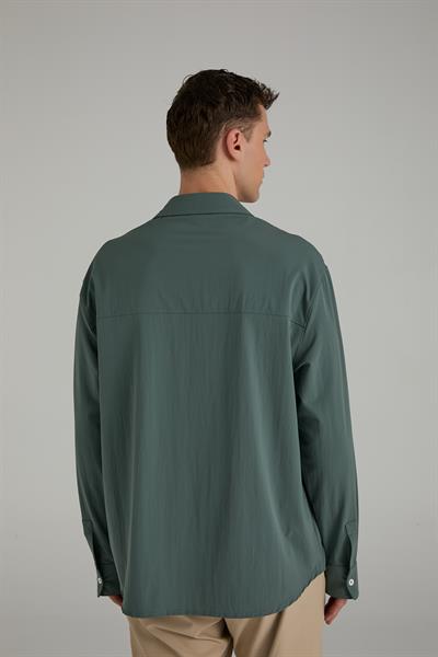 Relax Fit Akışkan Gömlek