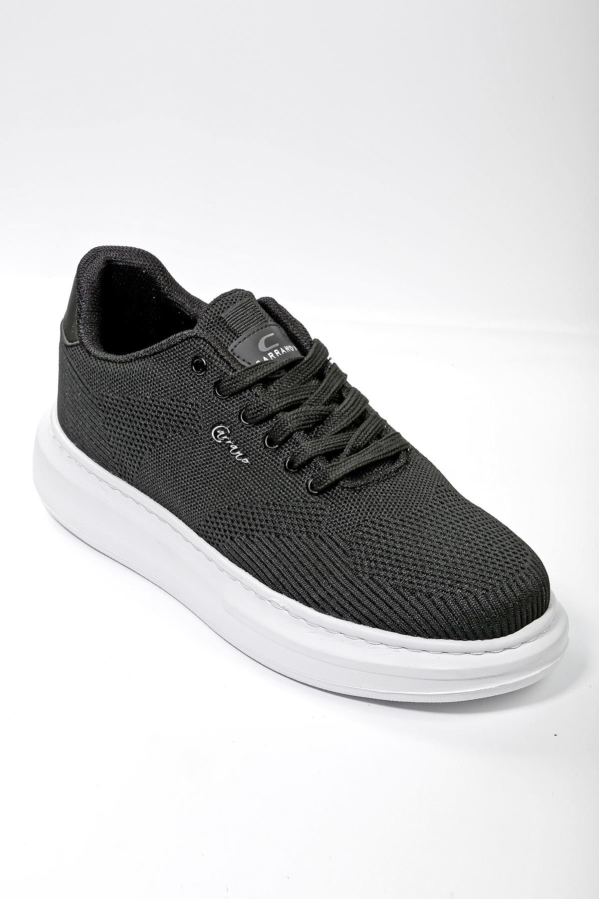 ByTerre 827 Siyah Erkek Triko Spor Ayakkabı