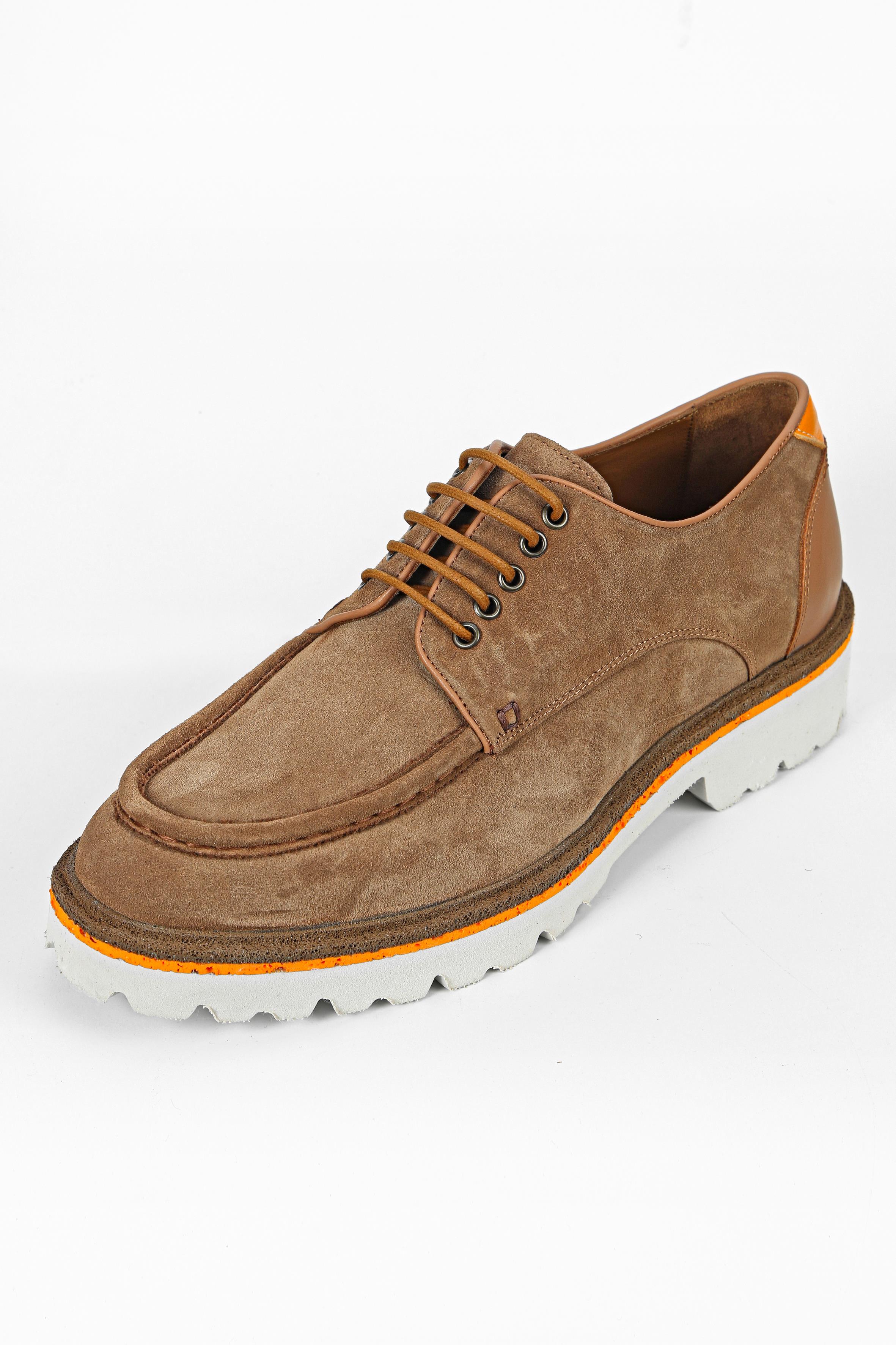 Saffire Hakiki Deri El Yapımı 432 Kahverengi Loafers Ayakkabı