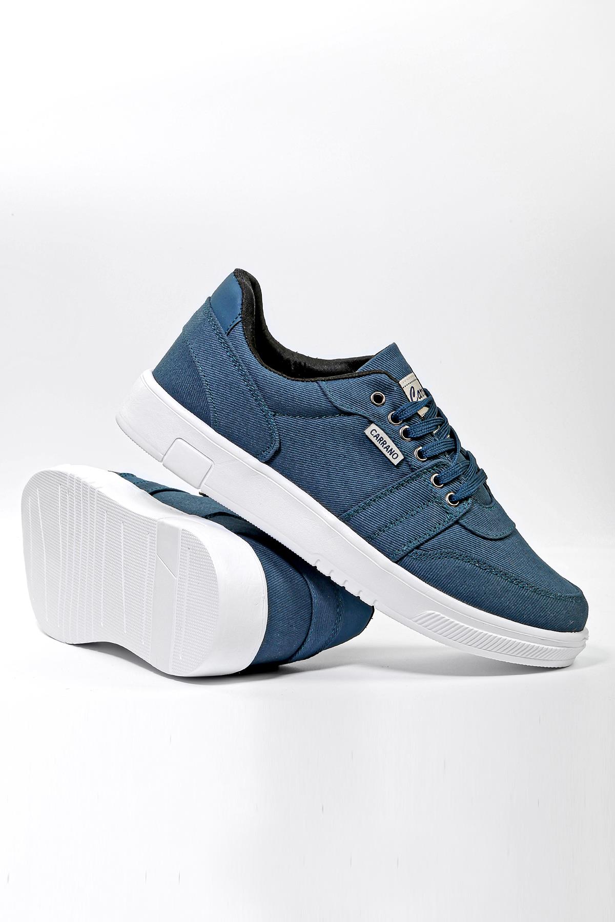 ByTerre 1118 Petrol Keten Erkek Günlük Ayakkabı