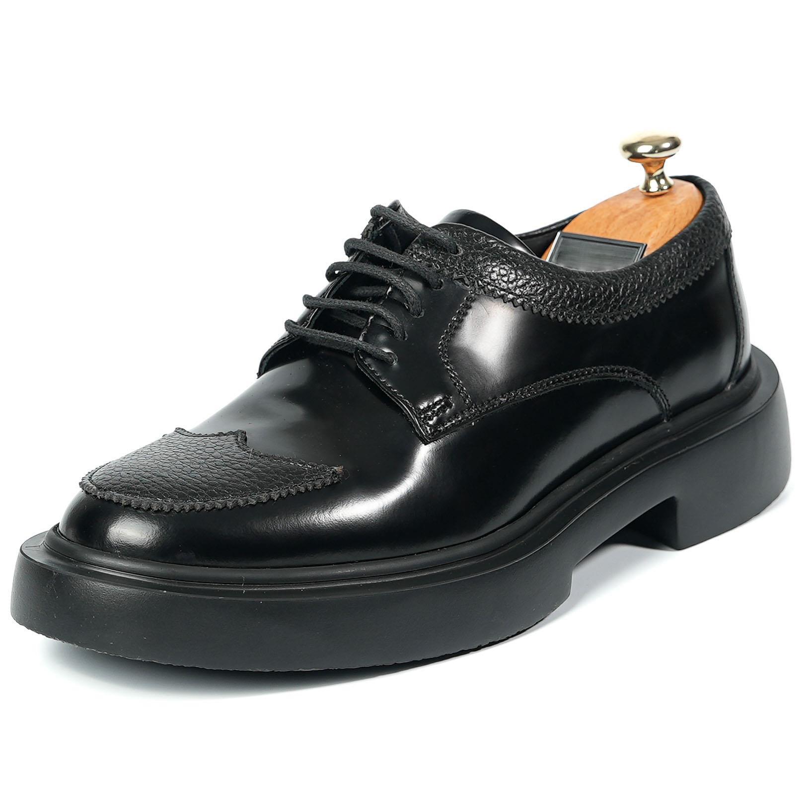 Toscano Hakiki Deri El Yapımı Erkek Siyah Casual Ayakkabı