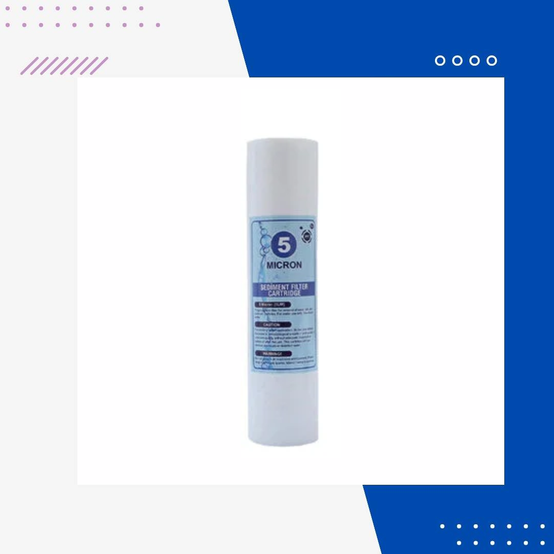 10'' 5 Mikron Spun (Sediment) Filtre