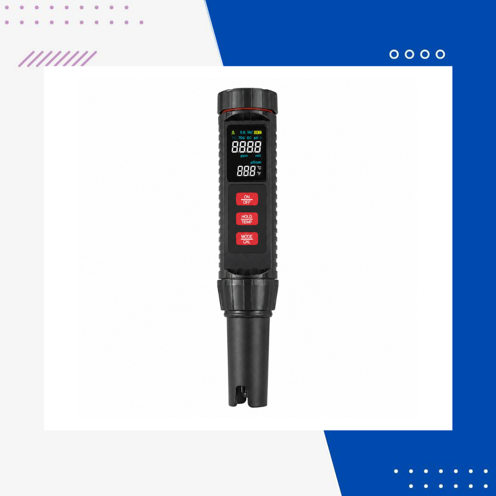 7 İn 1 TDS Metre EC-Tuzluluk-pH Ve ORP Test Cihazı