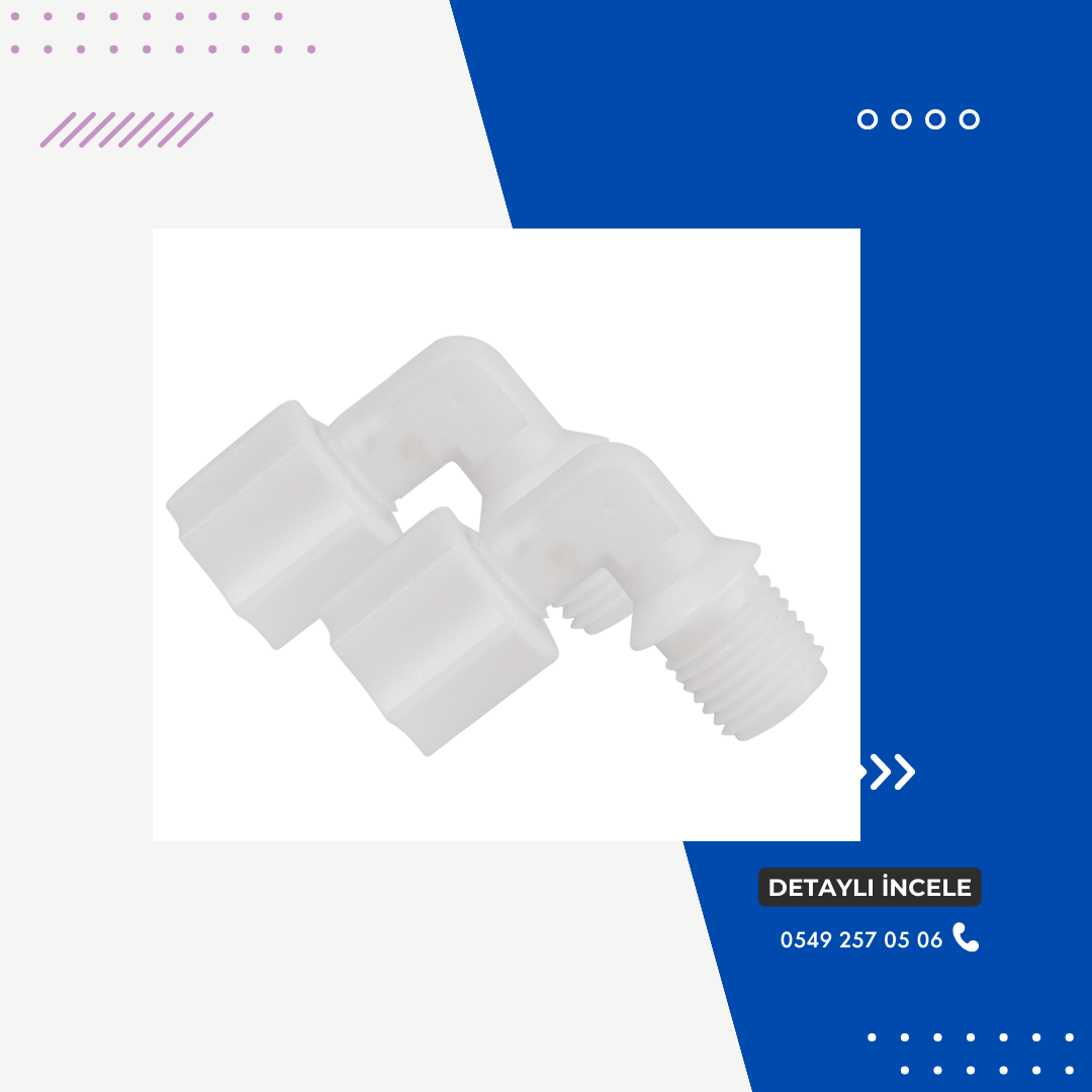 Jaco 1/4” 1/4 İç Dişli Dirsek