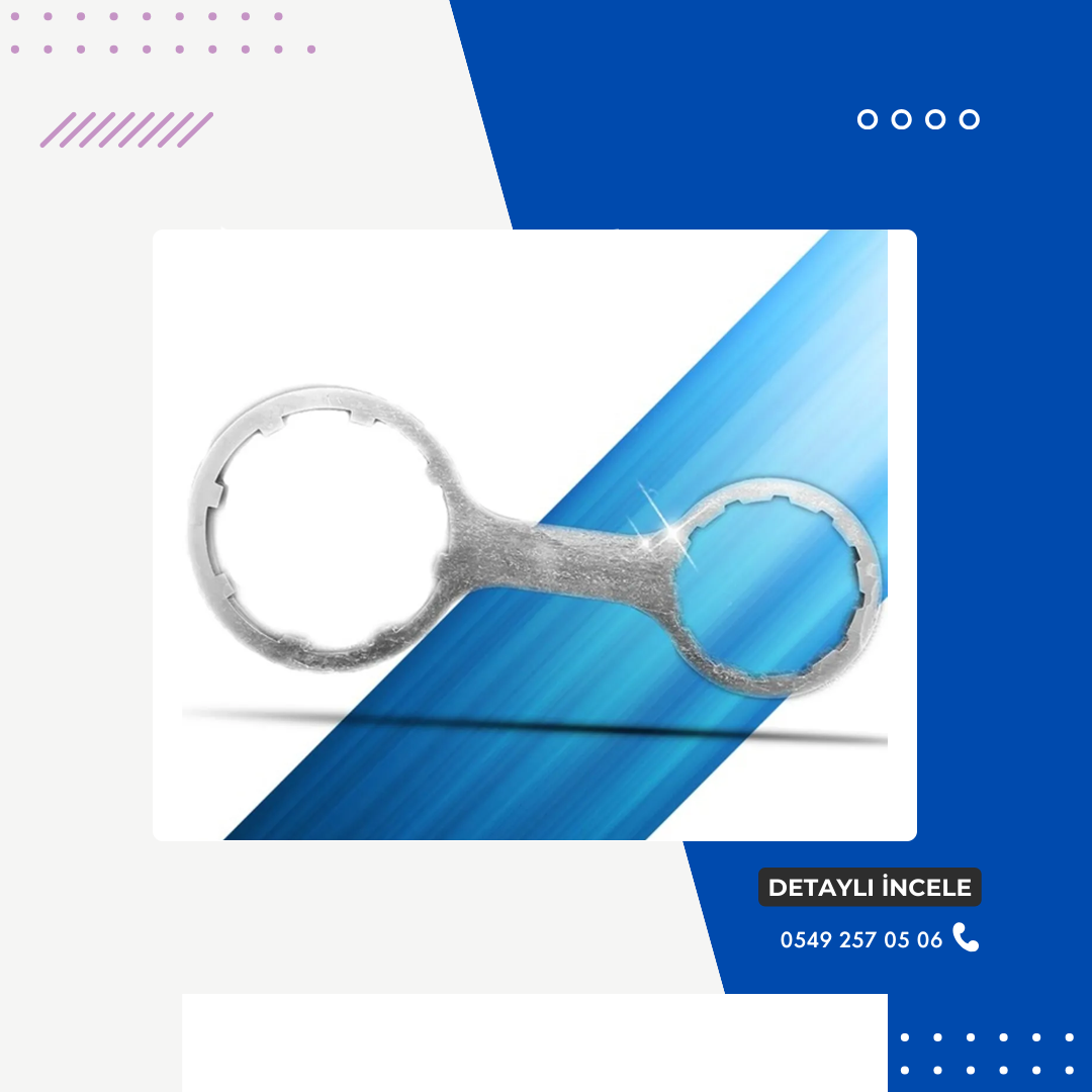 Su Arıtma Cihazı Profesyonel Metal Filtre Housing Açma Anahtarı