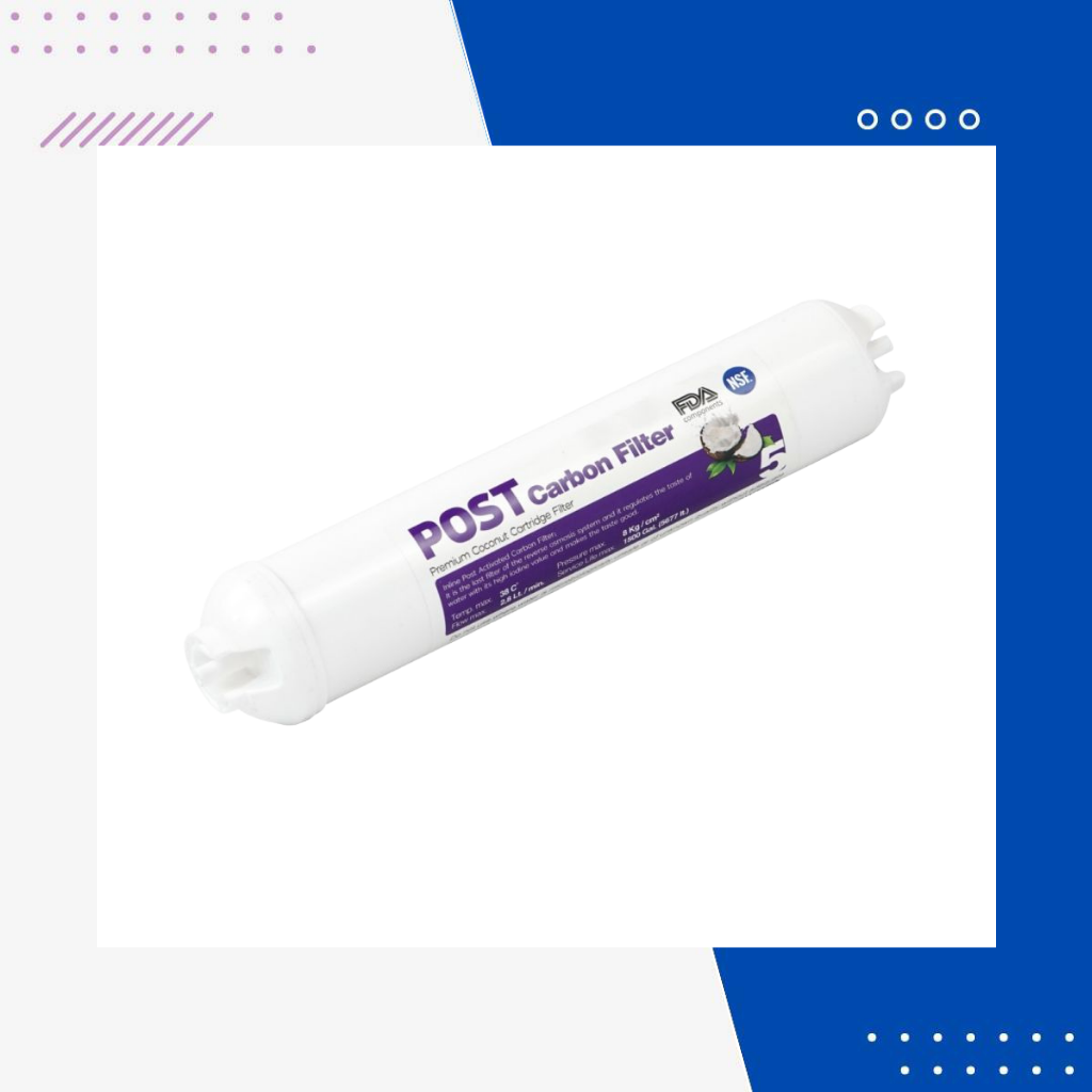 NSF ve FDA Onaylı Post Karbon Filtre (Tatlandırıcı Filtre)