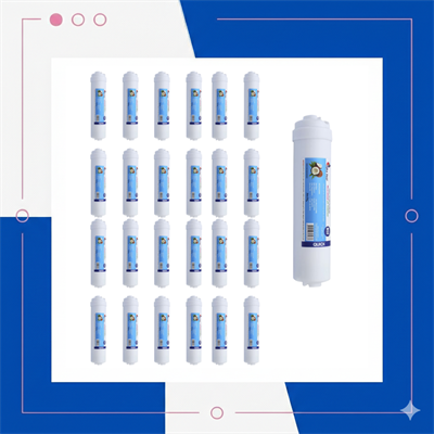 25 Adet Çubuklu 12 İnç Coconat Bazlı Post Karbon Filtre (Nsf Onaylı)