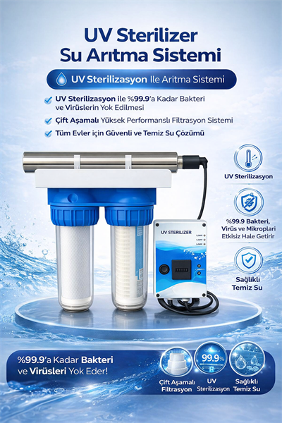 Ev Ana Giriş Su Arıtma Sistemi – Virüs ve Bakterilere Karşı Etkili Çözüm
