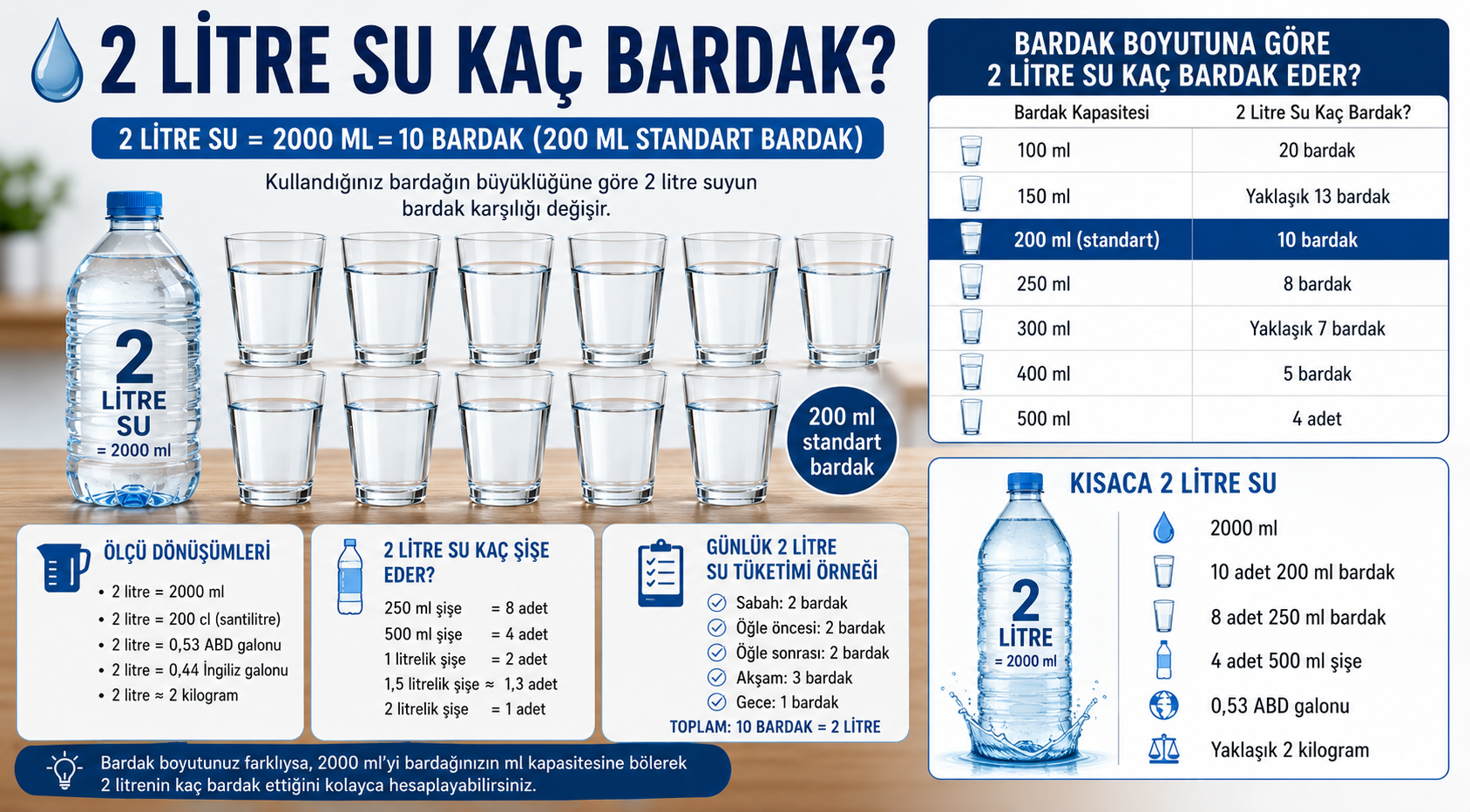 2 litre su kaç bardak,2 litre kaç bardak eder,2 litre kaç ml,1 litre kaç bardak,2 litre kaç galon,2 litre su kaç kilo,2000 ml kaç bardak,2 litre su hesabı,litre bardak dönüşümü,su ölçü birimleri