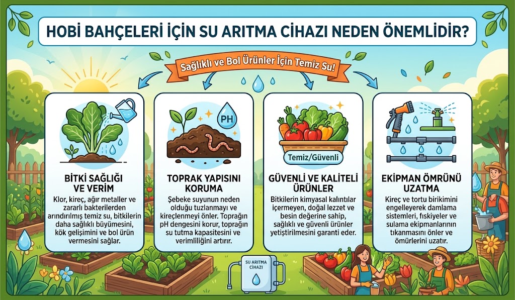 hobi bahçesi su arıtma,hobi bahçesi su arıtma cihazı,bahçe tipi su arıtma cihazı,hobi bahçesi kuyu suyu arıtma,hobi bahçesi çamur ve tortu filtresi