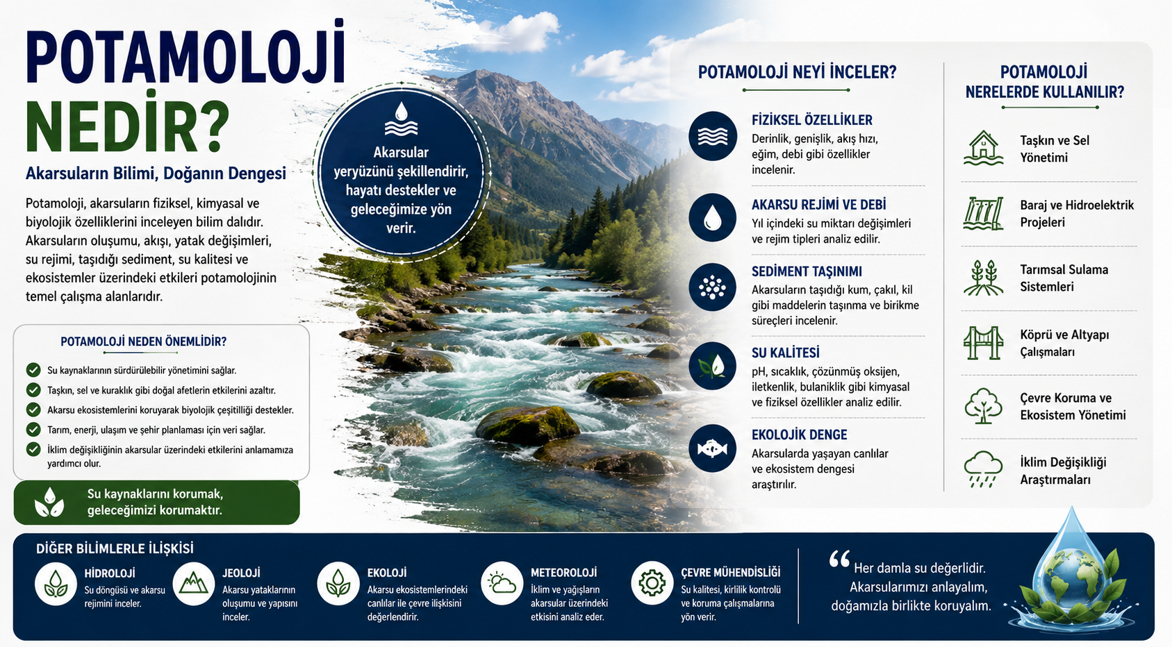 potamoloji nedir,potamoloji ne demek,potamoloji neyi inceler,potamoloji ne işe yarar,akarsu bilimi,nehir bilimi,potamoloji coğrafya,potamoloji hangi bilim dalı,potamoloji ve hidroloji farkı,akarsu rejimi,akarsu bilimi nedir,hidrografya,nehir ekosistemi,akarsu özellikleri,su kaynakları yönetimi