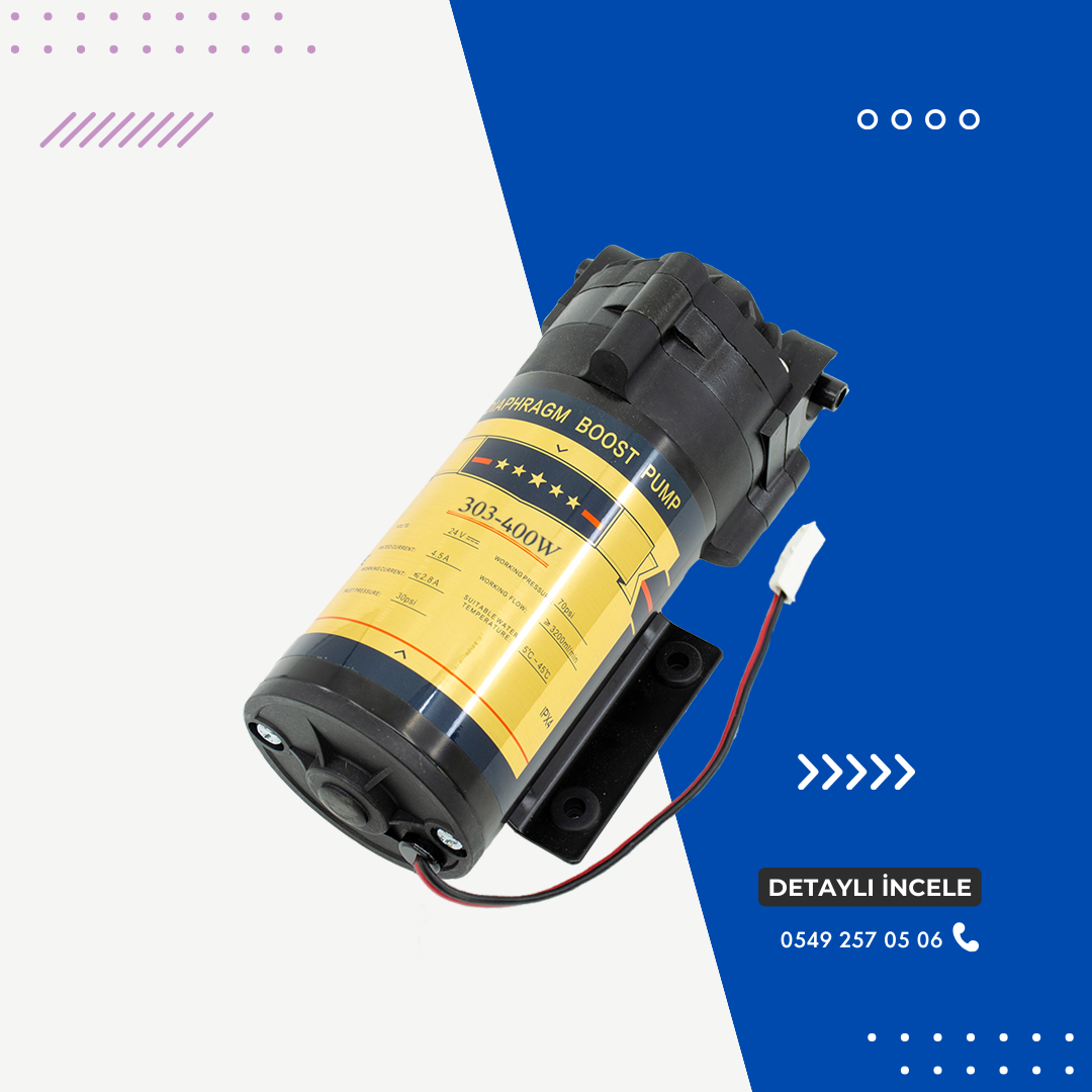 400 GPD RO Su Arıtma Cihazı Pompası