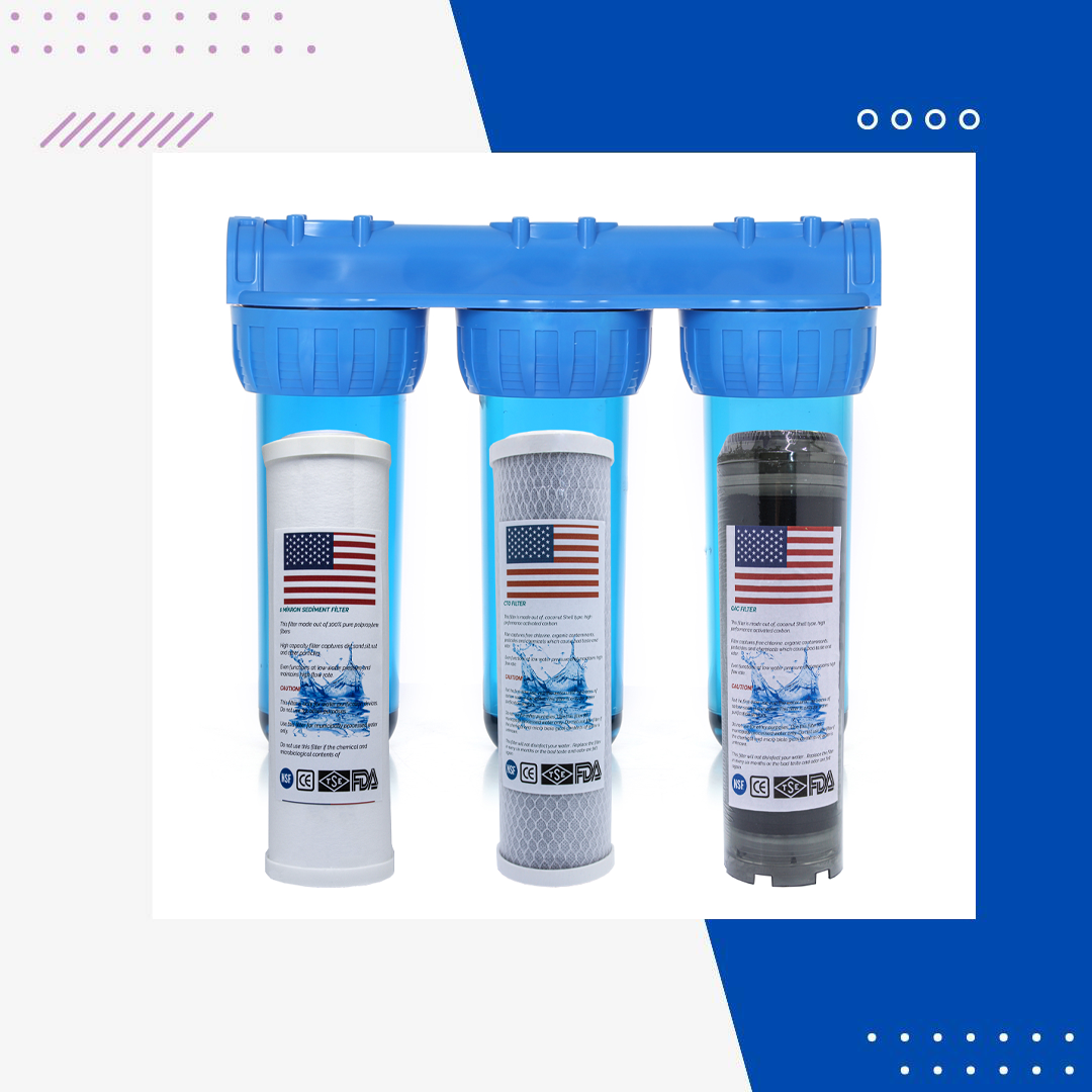 Amerikan Malı Daire Ve Bina Girişi 3 Aşamalı Su Yumuşatma Cihazı