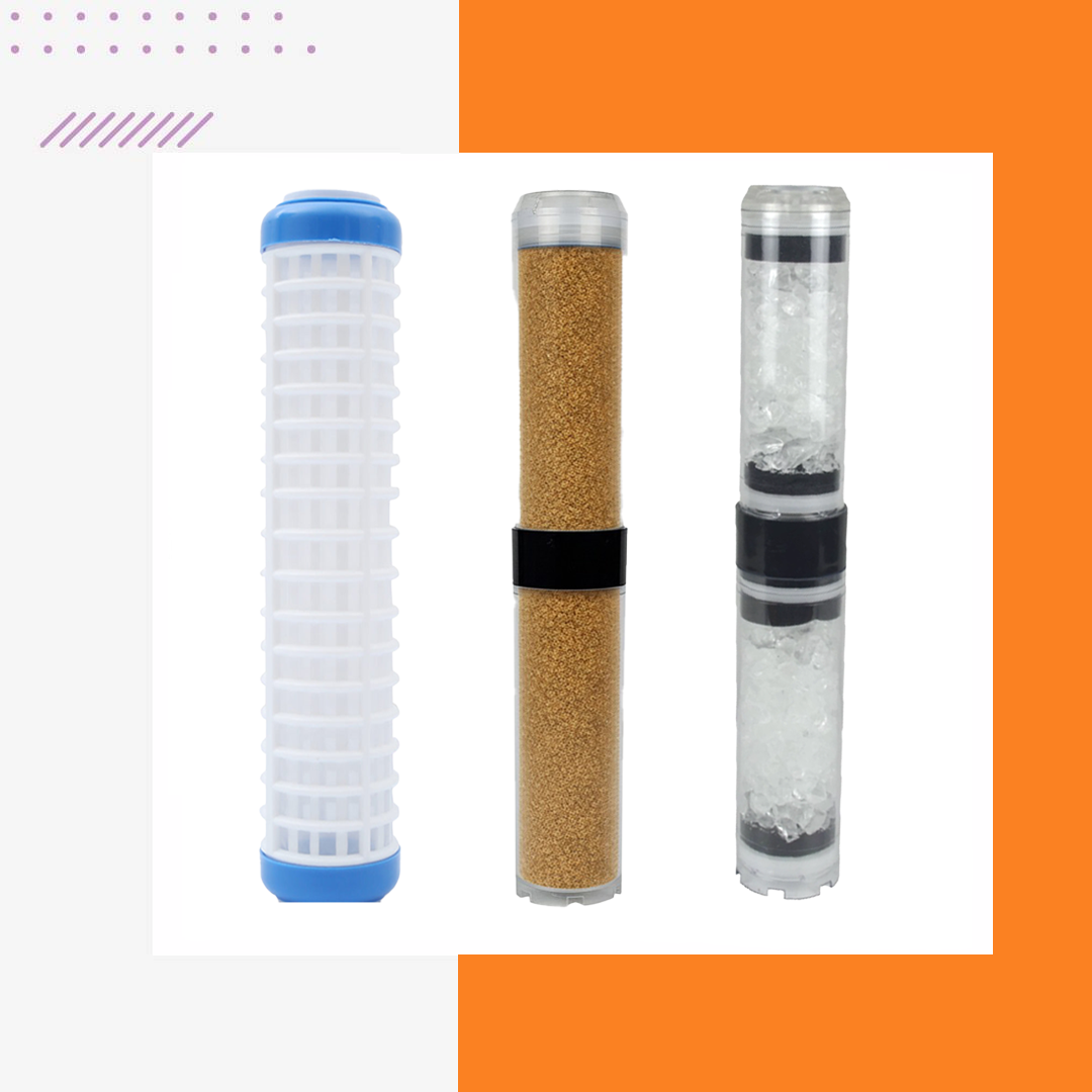 Atlas Bina Girişi Su Arıtma Cihazı 20'' Üçlü Tesisat Tipi  (Ağır Kireç Önleyici) - Yedek Filtre Seti