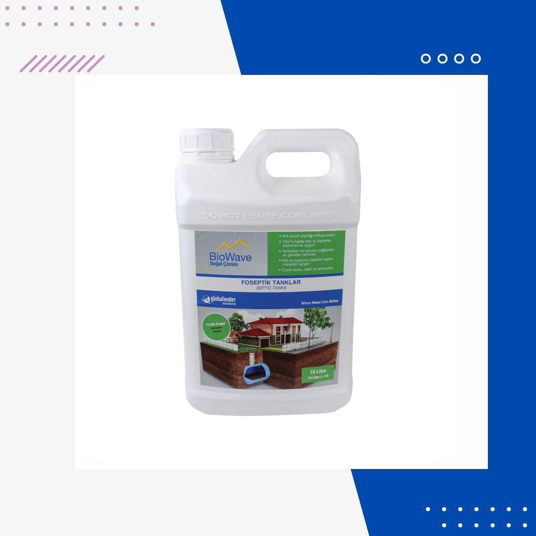 Biowave Foseptik Tanklar Koku ve Atık Giderici 10 Litre