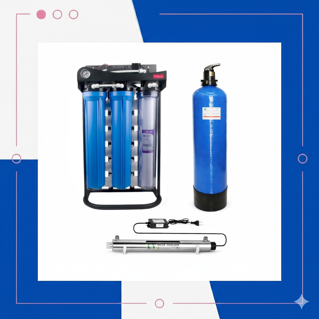 Deiyonize Saf Su Arıtma Cihazı Günde 1875 Litre - Saatte 78 Litre