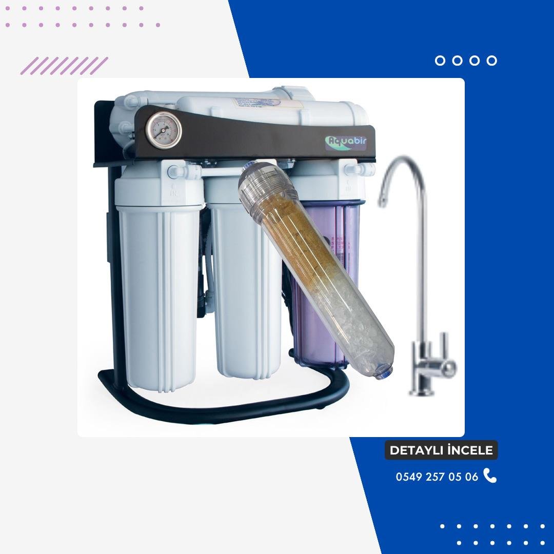 Deiyonize Saf Su Cihazı Günde 1000 LT Kapasiteli